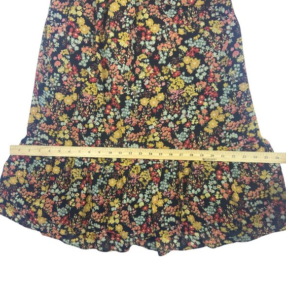 Madewell Dolman-Sleeve Ruffle-Hem Midi Dress in Flower Garden Summer - Picture 8 of 10